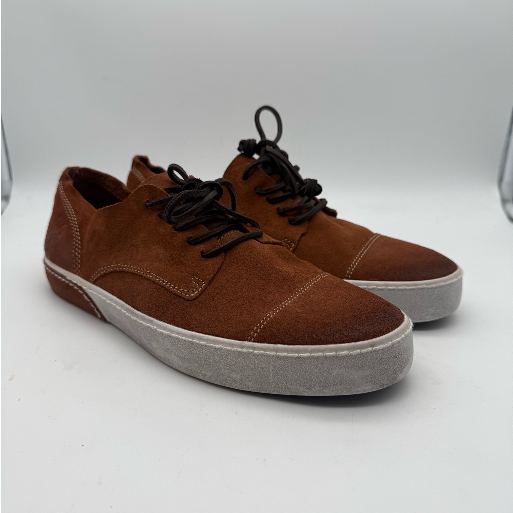 Brand New Mens Suede Sneakers Blackstone Shoes Bm28 Brown Size 43  10 Us